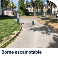 Borne escamotable